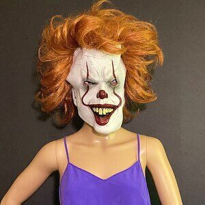 Halloween Pennywise Dancing Clown Overhead Mask